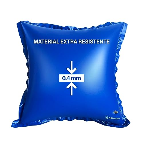 Veddelholzer Almofada de ar XXL de 120 x 120 cm, almofada de piscina para inverno para cobertura de piscina. Acessórios piscina de inverno para cobertura de piscina, cobertura em