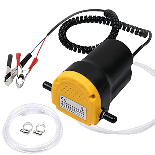 flintronic Bomba extrator de óleo, 12 V 60 W bomba de óleo de aspiração bomba de transferência de óleo e diesel, para automóveis/motocicletas/barcos/caravanas-com proteção contra sobrecarga