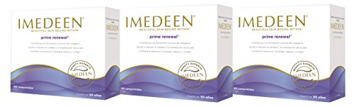Imedeen Prime Renewal, complemento alimentar com vitamina C, vitamina E e zinco, contribui para a formação de colagénio, 120 comprimidos