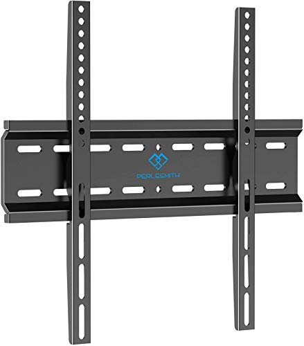 Suporte TV de parede para a maioria dos televisores LED, LCD, OLED, plasma plano e curva de 26 a 55 polegadas - suporte de TV com VESA máximo de 400 x 400 mm peso até 50 kg