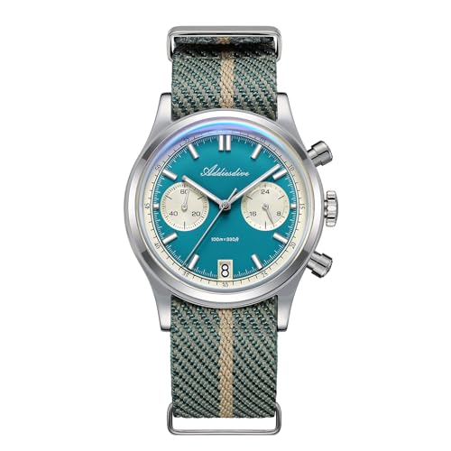 ADDIESDIVE 2025 Novos relógios masculinos 60 minutos temporizador relógio de quartzo BGW9 luminoso relógio analógico homem 38 mm AD2095