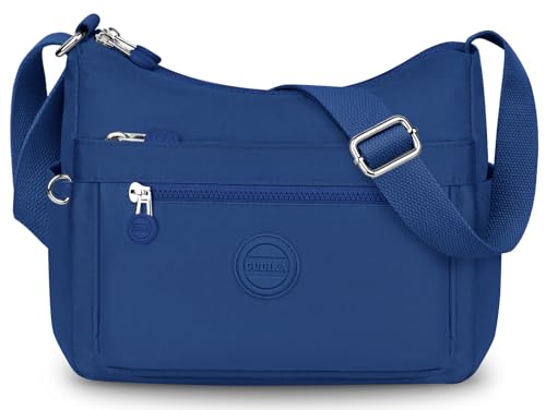 VOBUKE Mala de tiracolo mulher impermeável malas de ombro casual mulher de nylon moda crossbody vários bolsos mala de corpo cruzado com alça ajustável para viagem shopper escola uso diário