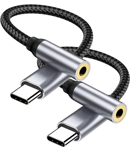 Adaptador USB C para Jack de 3,5 mm, USB tipo c a áudio para iPhone 16 15 Pro MAX Plus, adaptador auriculares tipo C para Samsung Galaxy S24 S23 Ultra Note 20 A54, para Huawei P50 P40/Mate 30 20,