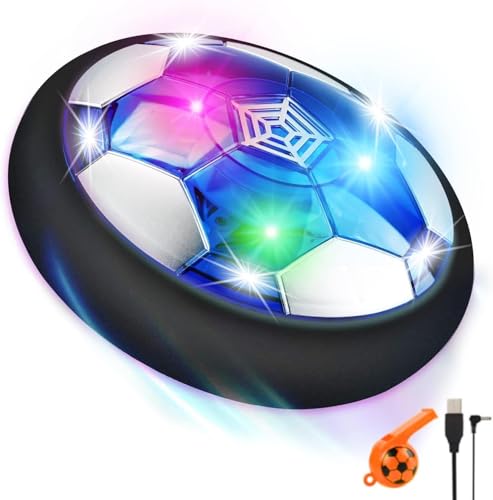 lenbest Bola de futebol flutuante - brinquedos para crianças 3 4 5 6 7 9 anos - recarregável bola de futebol - presentes para meninos - presentes para meninos futebolistas - presentes para crianças