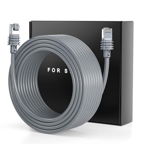 DuHeSin Cabo Starlink Gen 3 (75 pés/23 m), extensão de cabo Starlink resistente à água para Starlink Standard Actuated Gen 3/Satellite V3, cabo Ethernet Starlink de substituição Gen 3