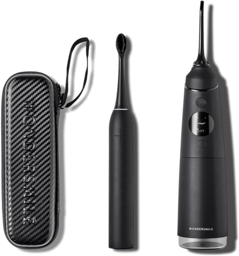 Wondersmile Irrigador bucal PRO – Vencedor do teste de 2024 – 100 dias sem riscos: tecnologia SmoothFlow para um cuidado ideal dos dentes e gengivas, limpeza interdental com 5 modos