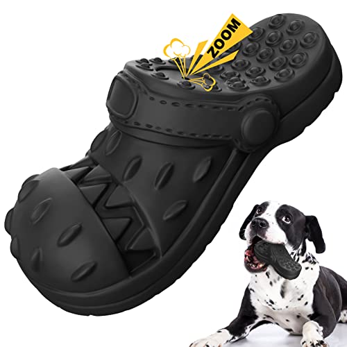 RUXAN Brinquedos para cães inestrutíveis – Squeak brinquedos mordedor cães mastigadores agressivos - resistentes interativos brinquedos de borracha natural para cachorros pequenos, médios e grandes