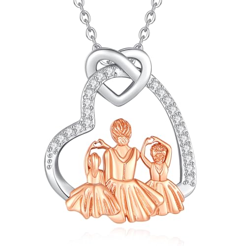 CELESTIA Colar mãe e filha, mãe e filho pendente mãe prata esterlina 925 dia da mãe jóias presentes para mãe mães e filhas avó