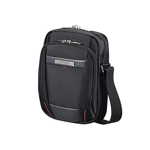 Samsonite Pro-DLX 5, Mala tiracolo para tablet 7,9 polegadas, Preto (Preto), Saco de ombro para tablet 7,9 polegadas (23 cm - 3 L)
