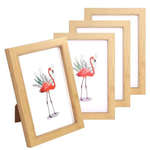 4 peças molduras para fotos 10 x 15 cm moldura de madeira porta-fotos colagem fotos moldura para toucador banheira pia de cozinha e casa de banho