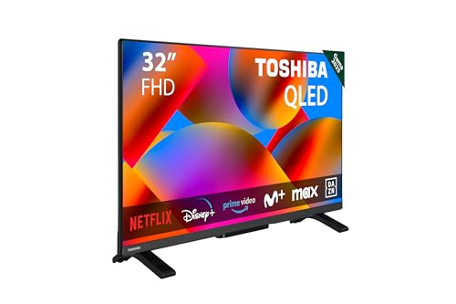 TOSHIBA 32QV2F63DG - TV QLED 32'' (80 cm) - FHD 1920x1080, DTS Virtual: X - Smart TV - 2 x HDMI