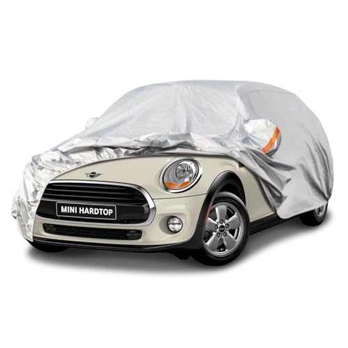 Kayme Capa de carro exterior, compatível com mini Cooper 3 türer (2014-2025), capa para carro impermeável, respirável, anti-UV, anti-poeira, de 6 camadas, cobertura de carro com forro de algodão.