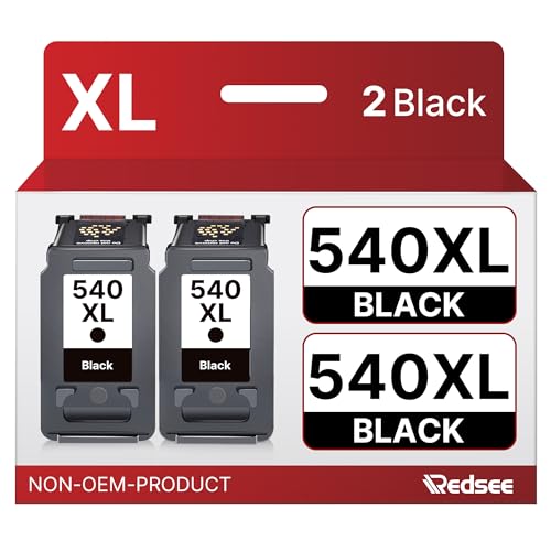 540 XL PG-540XL Preto cartucho de tinta compatível para Canon 540 PG540XL PG 540XL PG 540 XL PG 540 XL Preto para Canon Pixma MG3650 MG3600 MG3550 MG222 250 m G4250 TS5150 TS5151 MX455 (preto 2