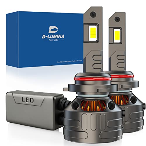 D-Lumina 9006/HB4 LED Canbus lâmpada 160 W 30000 LM, chip CPS 6500 K 500 % brilhante, refrigeração de tubo de cobre grosso, luzes de lâmpada LED - 2 anos de garantia, 2 peças