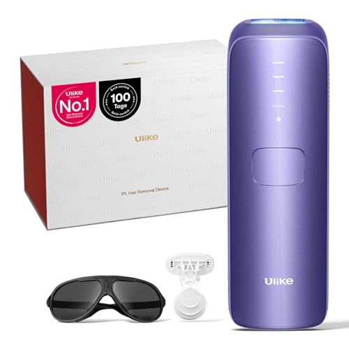 Ulike Air 3 Depiladora laser para mulheres e homens, depilação a laser com refrigeração Ice Cooling, quase indolor e resultados duradouros, ideal para corpo e rosto, roxo