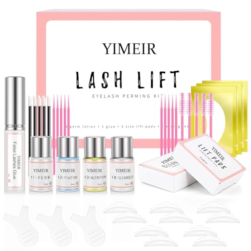 2025 Lifting pestanas Kit, YIMEIR Lash Lift Kit, kit de permanente de pestanas, adequado para salões de beleza (versão melhorada)