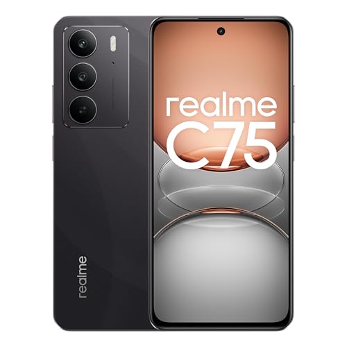 realme Smartphone C75 128 GB 8 GB Storm Black