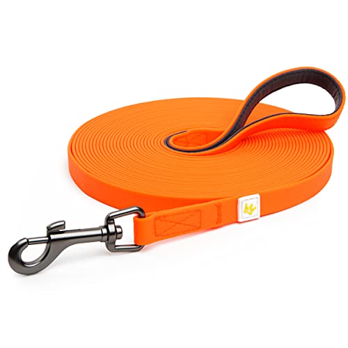 Rudelkönig Trela para cão de 10 metros - ideal para treino - trela longa cão resistente e resistente - trela cão treino