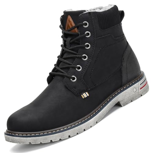 Mishansha Botas homem mulher inverno impermeáveis antiderrapantes forrada botins de neve Gr.36-48