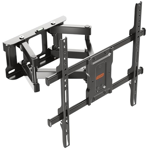 RICOO Suporte TV parede 32-65" (81-165 cm) S7244 braço articulado giratório inclinável cabide televisão universal VESA 200 x 200-400 x 400 preto