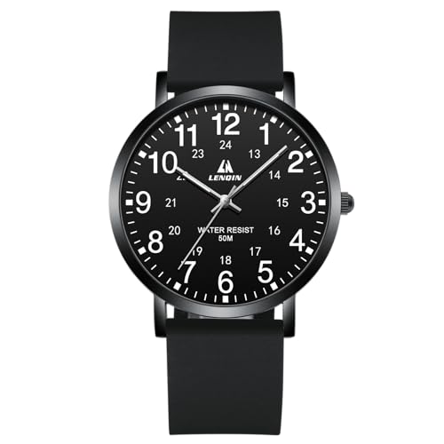 LN LENQIN Relógio homem relógios militares campo relógio analógico de quartzo para homens relógios de pulso impermeáveis com data correia de nylon relógio desportivo tático militar