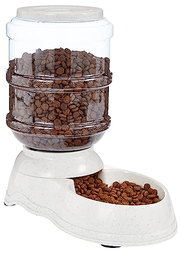 Amazon Basics Dispensador de alimentos, pequeno transparente