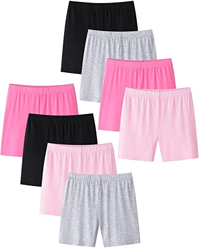 Adorel Cuecas baixo vestidos leggings meninas pacote de 8