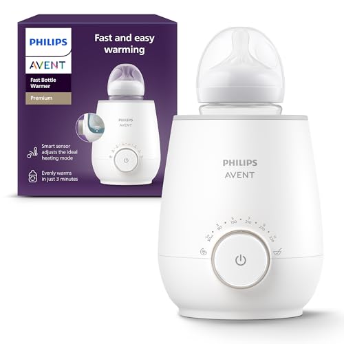 Philips Avent SCF358/00 Aquecedor de biberões com controlo inteligente de temperatura, tecnologia de casa de banho de água, desligamento automático, modelo SCF358/00