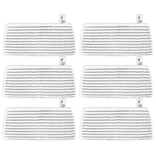 KEEPOW 6 almofadas de substituição de microfibra Vileda Steam XXL para Vileda Steam Plus XXL, capa de substituição de microfibra lavável para esfregona a vapor Vileda Steam Plus XXL com PowerPad, para