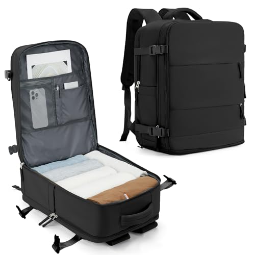 SZLX Mochila viagem cabine avião 40 x 20 x 25 mulher Ryanair bagagem de mão 45 x 36 x 20 Easyjet malas de viagem cabine para portátil 14 polegadas impermeável mala de viagem homem para trabalho