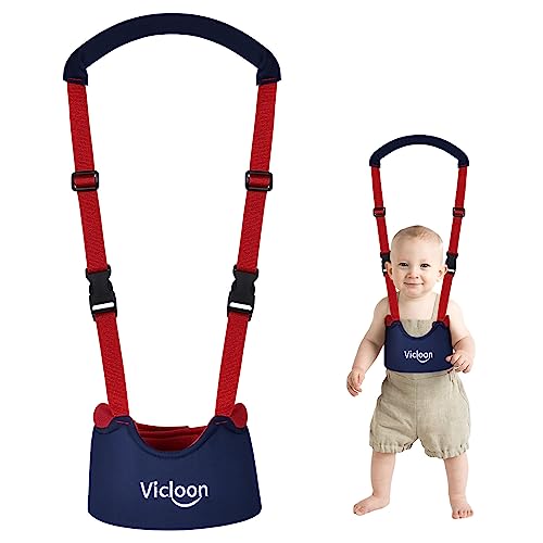 Vicloon Andador arnês alças com correia de bebé arnês de segurança bebé Walking Rings para aprender a andar dupla função dupla proteção