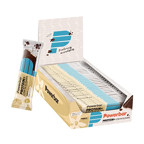 PowerBar Protein Plus Low Sugar Vanilla 30 x 35 g, barras de proteína com baixo teor de açúcar