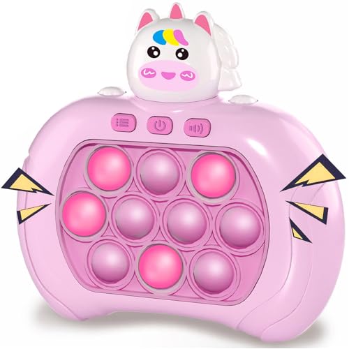 Lesipee Brinquedos de autismo Quick Push Game Fidget Toys Pro para crianças e adultos, jogo de mão, Pop eletrónico, máquina de quebra-cabeças rápida, brinquedo para o stress, presente para crianças