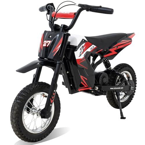 RCB R9X Moto elétrica infantil, pneus de 12 polegadas, motor potente, 3 modos, 8/12/25 KMH, automonomia máxima de 15 KM, motocross para crianças de 3 a 12 anos