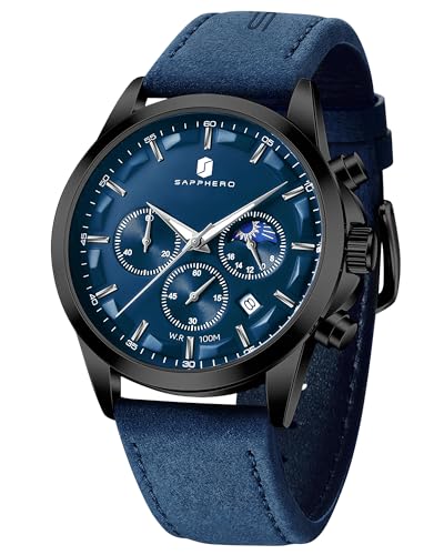 BY BENYAR Relógio para homem desportos casual aço inoxidável data analógica designer cronógrafo resistente à água relógio de quartzo para homem