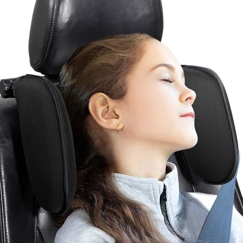 Spurtar Repos-cabeças carro suporte cabeças carro para crianças respirável ajustável encosto de cabeça carro criança almofada almofada de pescoço do carro dormir no automóvel viagem acessórios carro,