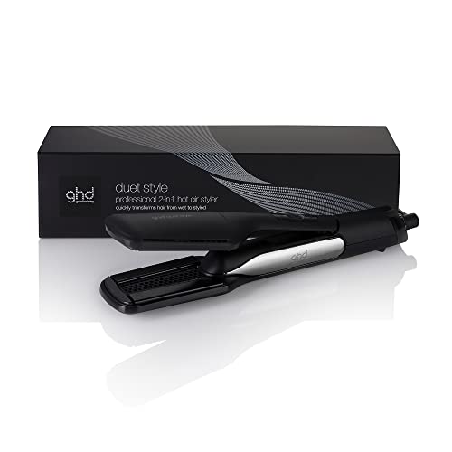 ghd duet style - Plancha de pelo y secador 2 en 1 de mojado a peinado, sin daño térmico, tecnología Air-Fusion