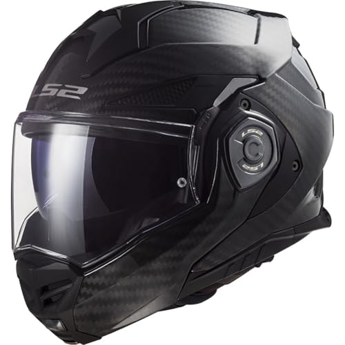 LS2, Capacete de mota modular ADVANT X CARBON Gloss Carbon, XXXL
