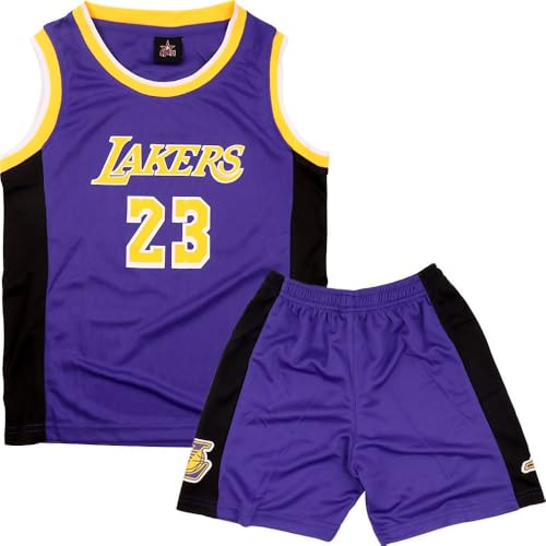 T-shirt de basquetebol para crianças, conjunto de basquetebol para crianças, 2 peças, equipamento de basquetebol para crianças, sem mangas, t-shirt de basquetebol para crianças, calções e fatos de