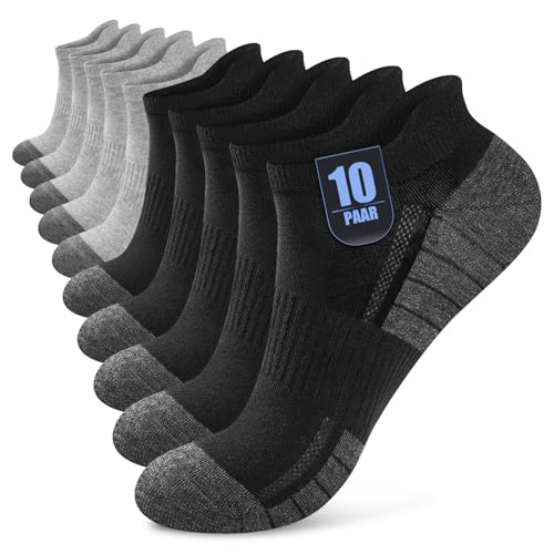 Effeet 10 pares meias tornozelo homem mulher, meias curtas de algodão respiráveis, ideais para desporto, corrida, casa, trabalho, verão