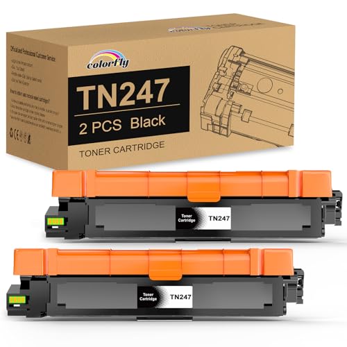 2 Pack TN247BK TN-247BK TN-243BK TN243BK compatível para Toner Brother DCP-L3550CDW HL-L3230CDW Brother DCP L3550CDW MFC-L3750CDW MFC-L3770CDW HL-L321111111 0CW DCP. -L3510CDW
