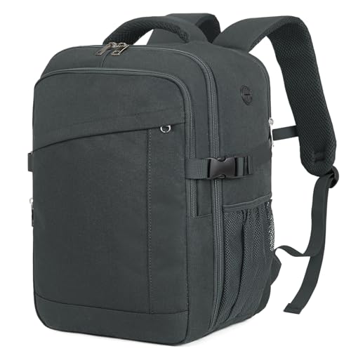 Mochila viagem cabine avião 40 x 20 x 25, mochila cabine 40 x 20 x 25 para Ryanair mochila de viagem malas cabine 20 l mochila avião bagagem de mão mala com bolsa húmida independente e bolso