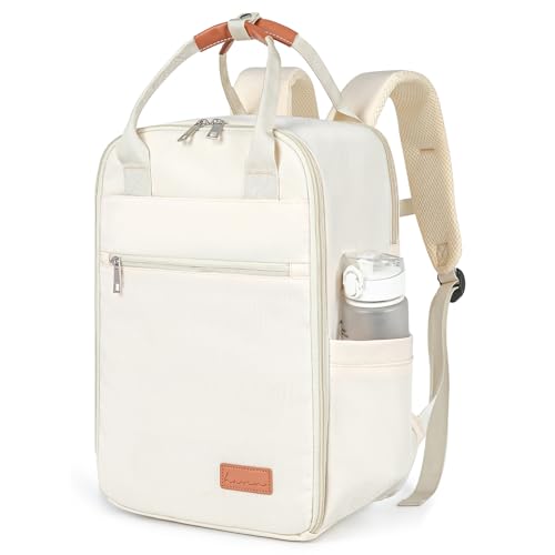 Mochila viagem cabine avion mochilas avião mala de viagem bagagem de mão viagem Backpack Cabin Bag, Bege, 40 x 20 x 25 cm, Mochila de viagem
