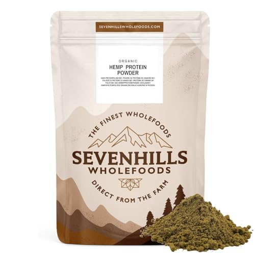 Sevenhills Wholefoods Proteína de cânhamo crua em pó orgânico 3 kg