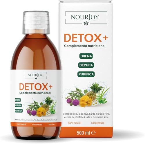 Detox Drenante e Diuréticos retenção de líquidos anticelulite potente e eficaz mulher 100% natural concentrado vegano com cardo mariano e aloé