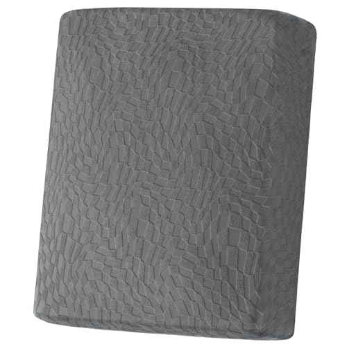 Ystyle Capa de assento para sofá, capa de almofada ajustável para sofá, capa separada, capas de almofada elástica, capas de assento universal sofá (1 assento - X, cinzento claro)