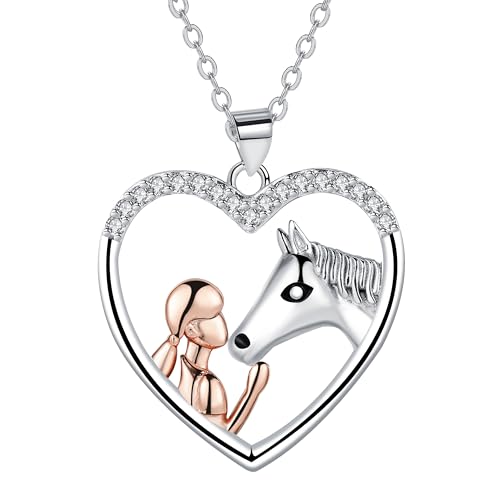 Yinsen Mulher colar de prata de lei 925 colar ajustável 45 5 cm, presente original dos namorados com caixa de presente