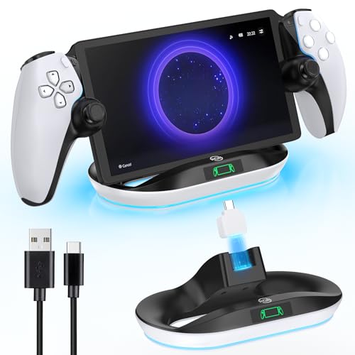 Base de carregamento PS Portal, suporte carregamento Playstation Portal, suporte para PS Portal com conector magnético, acessórios para base de carregamento Playstation Portal