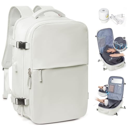 SZLX Mochila a vácuo com bomba mochilas viagem cabine avião 40 x 30 x 20 Ryanair Vueling Wizzair bagagem de mão 40 x 20 x 25 malas de viagem mulher malas 45 x 36 x 20 Easyjet mochila portátil com USB