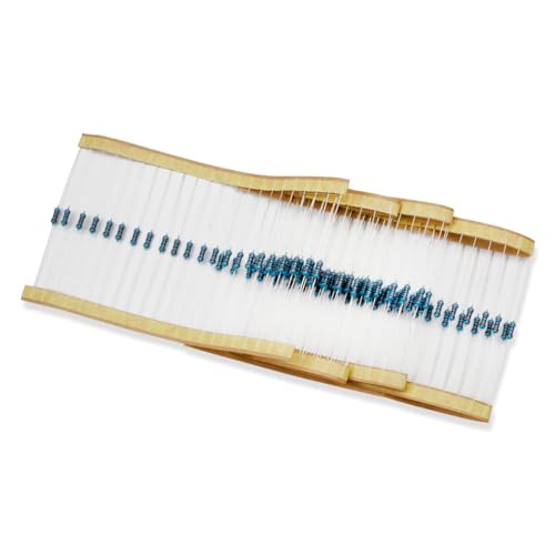 Innfeeltech 100 peças 1 / 4 w 1% de tolerância 300 k Ohm resistência de película metálica projeto DIY e experiência